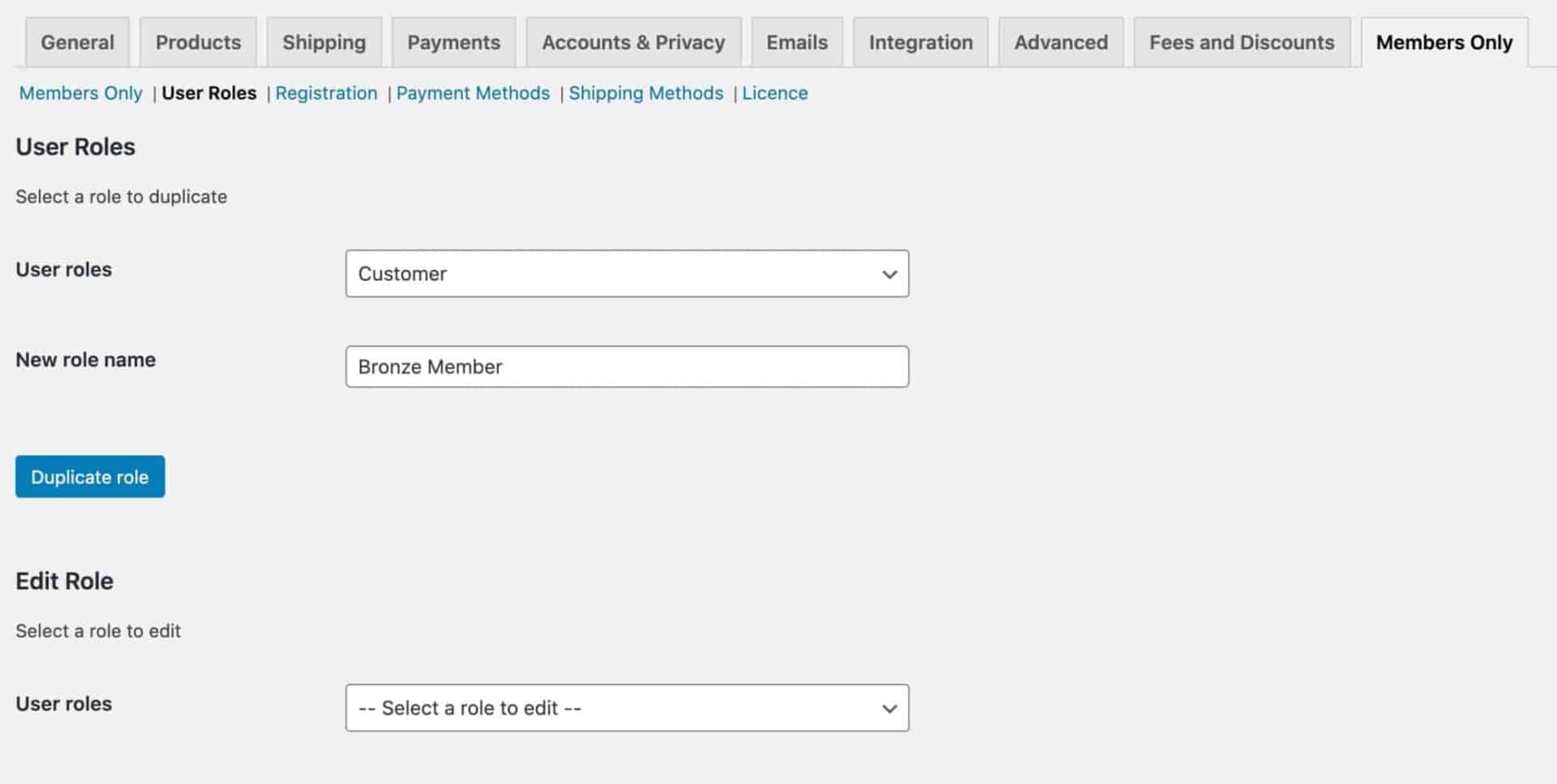 user role management